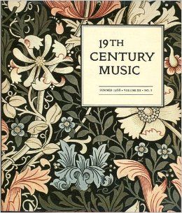 19th Century Music: Summer 1988, Volume XII, Number 1: Thomas S. Grey, Edward R. Reilly, Stephen E. Hefling, Lawrence Archbold, Ivan Waldbauer, Walter Frisch, D. Kern Holoman, Joseph Kerman: Books