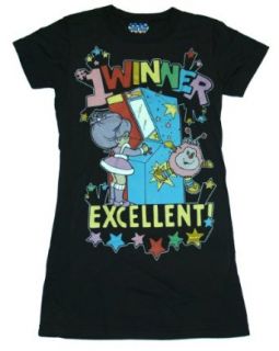 Rainbow Brite Number One Winner Junk Food Juniors Soft T Shirt Tee: Clothing