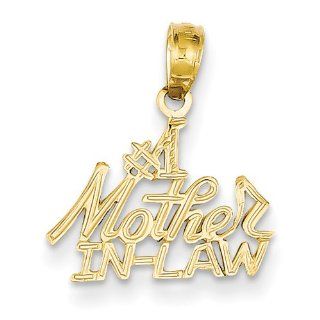 14k Number 1 Mother In law Pendant   JewelryWeb: Jewelry