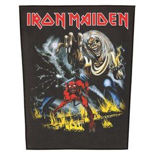 Iron Maiden Number Of The Beast Back Patch: Clothing