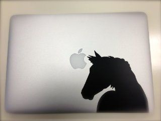 MacBook Decal Aufkleber "Pferdekopf" 13 Zoll Elektronik