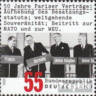 BRD (BR.Deutschland) 2459 (kompl.Ausg.) FDC 2005 Pariser Vertrge (Briefmarken fr Sammler): Bürobedarf & Schreibwaren