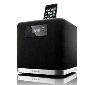 Lenco iPD 4303 Dockingstation mit 3D Sound (7.1 Kanalsystem, Alarmfunktion) fr Apple iPod/iPhone schwarz/silber: Heimkino, TV & Video