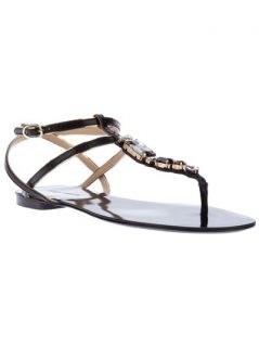 Dolce & Gabbana Flat Strappy Sandals   Idrisi