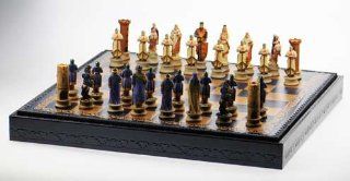 6027 Schachfiguren, Chess, Schach, Morgenland, Kreuzritter und Sarazenen Mittelalter Strategiespiel: Küche & Haushalt