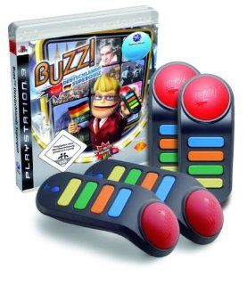 BUZZ! Deutschlands Superquiz inkl. 4 Buzzer: Playstation 3: Games