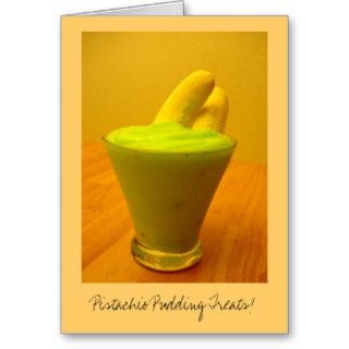 Pudding Treats Greeting Cards