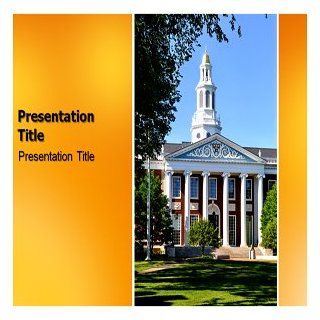 Harvard Business School Powerpoint Templates   Harvard Business School Powerpoint (PPT) Backgrounds Slides: Software