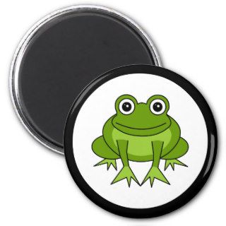 Cute Frog Cartoon Magnet
