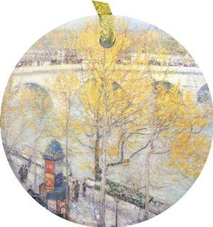 Shop Rikki KnightTM Childe Hassam Art Pont Royal ParisBevelled Glass Ornament at the  Home Dcor Store. Find the latest styles with the lowest prices from Rikki Knight LLC