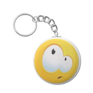 funny face keychain