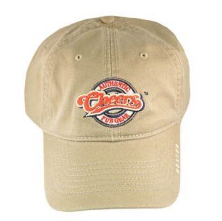 CHEERS BOSTON PUB GEAR KHAKI HAT CAP NEW COTTON ADJ : Sports Fan Baseball Caps : Sports & Outdoors