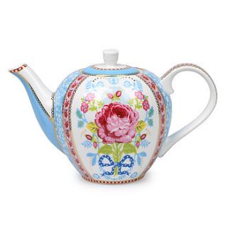 white chinese rose teapot by pip studio by fifty one percent