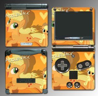 My Little Pony Applejack Friendship is Magic Video Game Vinyl Decal Cover Skin Protector for Nintendo GBA SP Gameboy Advance Game Boy: Video Games