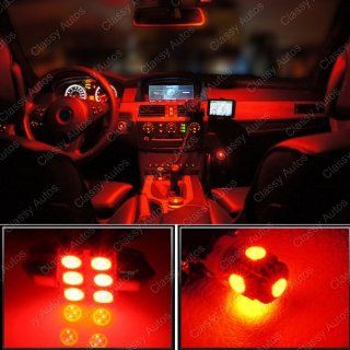 Classy Autos Sonata RED Interior LED Package (5 Pieces): Automotive