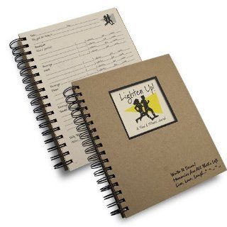 Lighten Up!, A Weight Control/Workout Journal Special Price   Kraft Hard Cover (prompts on every page, recycled paper, read more) : Weight Loss Journal : Office Products