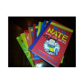 Big Nate 5 Book Set (In A Class By Himself, Boredom Buster, Strikes Again, From the Top, On A Roll) Lincoln Peirce Books
