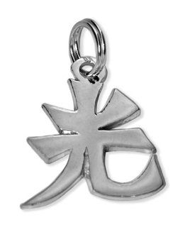 Sterling Silver Japanese/Chinese "Light" Kanji Symbol Charm: DragonWeave: Jewelry