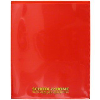 StoreSMART   School / Home Folders   Red   10 Pack   Archival Durable Plastic   Homework and Information   SH900SV R10 : Project Folders : Office Products
