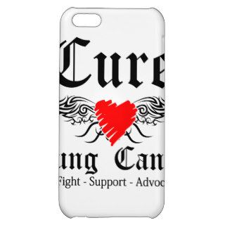 Cure Lung Cancer Tattoo Wings iPhone 5C Cover
