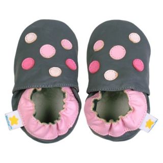 Ministar Infant Girls Dots Shoe   Grey