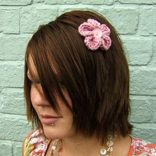 hair accessories…flower alice bands…handmade by button it