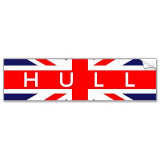 Hull  British Flag Bumper Stickers