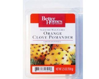 Better Homes and Gardens Orange Clove Pomander Scented Wax Cubes   Scented Candles