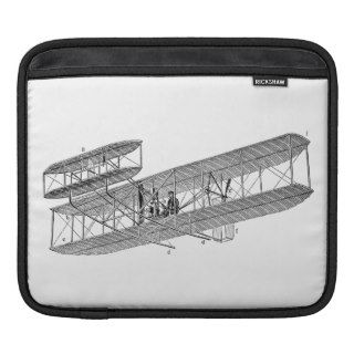 Vintage Airplane Retro Old Biplane Plane Biplanes Sleeves For iPads