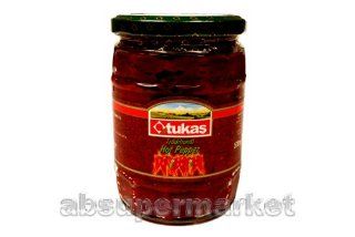 Tukas Traditional Hot Pepper Paste 570g (Aci Biber Salcasi) : Hot Sauces : Grocery & Gourmet Food