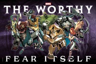 Marvel Comics Fear Itself the Worthy Vs. The Mighty Poster By Billy Tan 24 X 36 Rolled : Prints : Everything Else