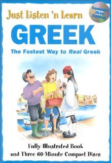 Just Listen 'n Learn Greek with Book: Listen 'N' Learn, Brian Hill: 9780844246932: Books