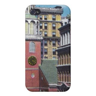Exterior View of the Old South Meeting Hall iPhone 4/4S Covers