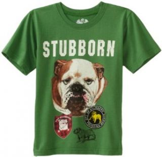 Wes and Willy Boys 2 7 Stubborn Dog Tee, Kelly Heather, 4: Fashion T Shirts: Clothing