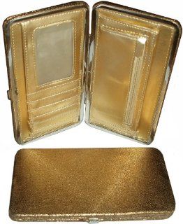 Antique Style Women's Hinge Clutch Wallet Hard Case Credit Card Holder : Hard Cover Wallets For Women : Everything Else