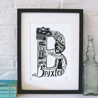 best of brixton screen print by lucy loves this