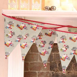 vintage style christmas bunting by the heart store