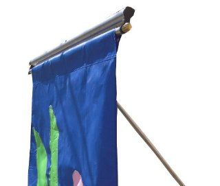 HangEm Straight Flag Pole Kit The PERFECT Flag Pole Standard House Mount Keeps Flag Straight All the Time! : Flagpole Hardware : Patio, Lawn & Garden