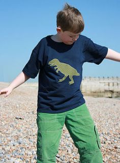 t rex dinosaur t shirt by nickynackynoo