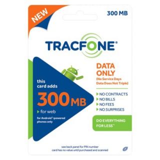 TracFone Android Data Card $10   300 MB