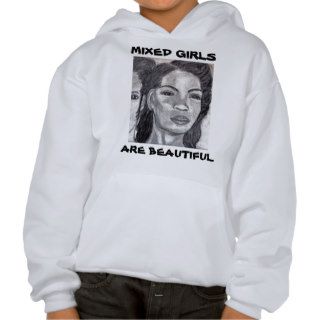 MIXED GIRLS, ARE BEAUTIFUL kids  hoody