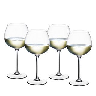 Villeroy & Boch Purismo White Wine Soft & Round Glass, Set of 4's