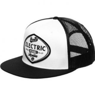 Electric LTD Trucker Snapback Hat   White at  Mens Clothing store: Baseball Caps