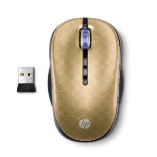 HP LX460AA#ABC 2.4GHZ WIRELESS MOBILE MOUSE BUTTER GOLD: Computers & Accessories