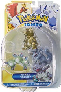 Pokemon Gold & Silver Multipacks Series 17( Totodile, Magneton, and Rhydon): Toys & Games