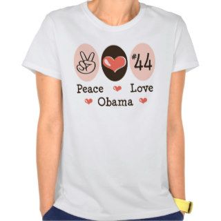 Peace Love Obama 44 Tank Top