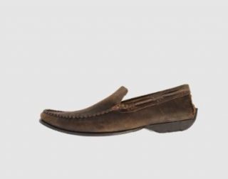 John Varvatos Distressed Look Penny Loafers Shoes (Men's US 7.5 B or EU 40.5): Shoes