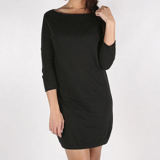 silk mix knitted dress by the style standard