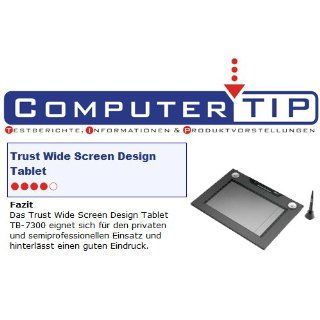 Trust TB 7300 Wide Screen Design Tablet: Computer & Zubehr
