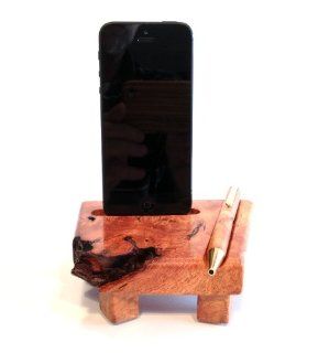 Dockingstation Holz fr Apple iPhone 5, 5s, Ladestation: Elektronik